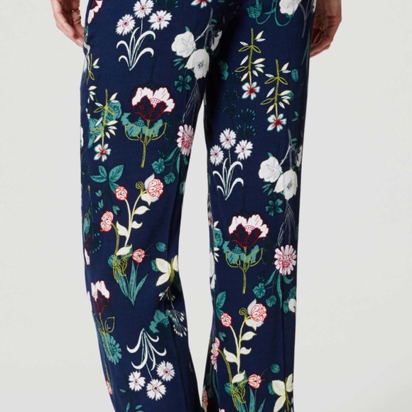 ANN TAYLOR LOFT 6P FLORAL FLUID PANT - Picture 4 of 6